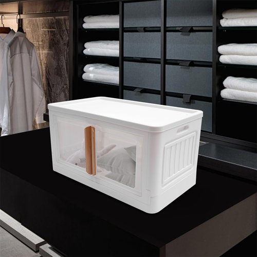 Rebrilliant Folding/Collapsible Plastic Storage Bin with Lids & Reviews